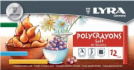Набор пастельных мелков Lyra Polycrayons Soft, 12 цв